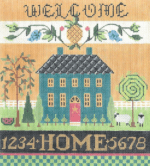 Kelly Clark Needlepoint - Welcome Sampler